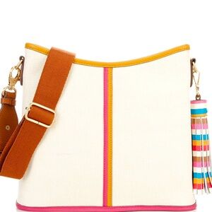 Collins Canvas Tassel Crossbody Bag-Antonio Melani